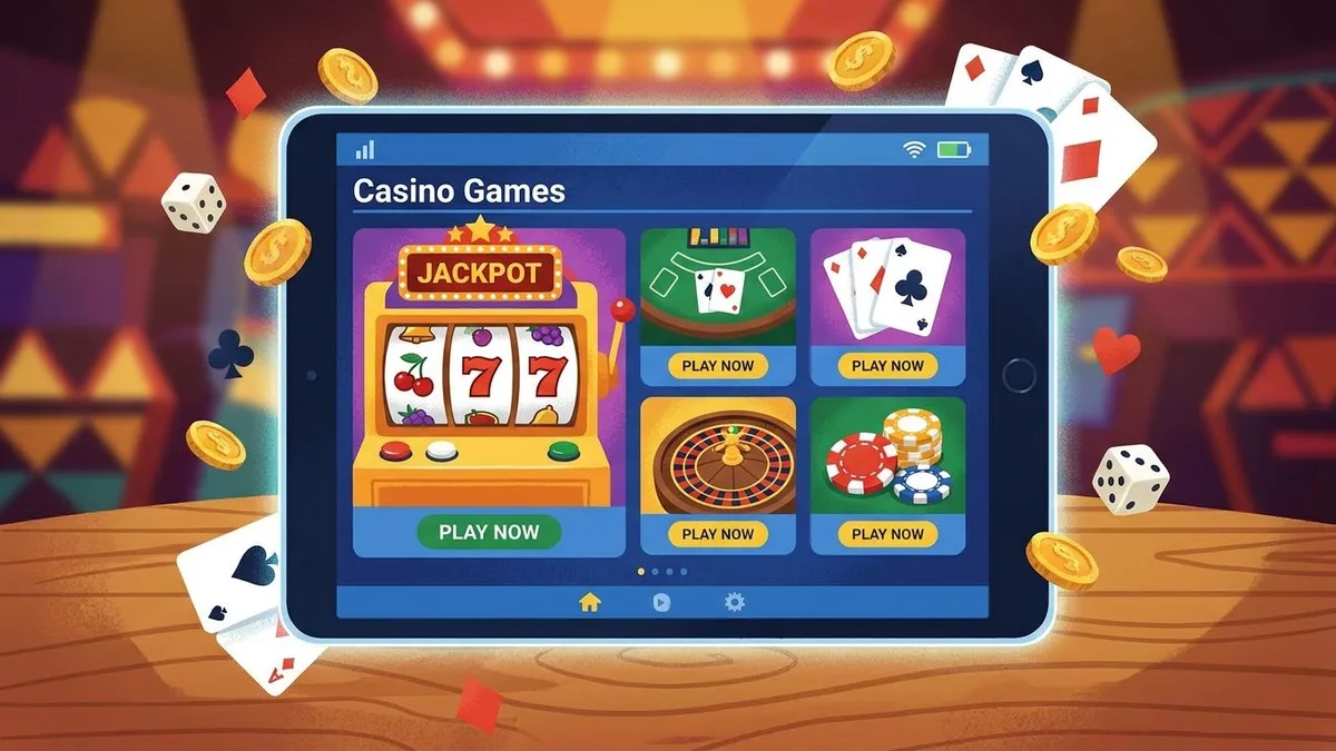 Casino games lobby